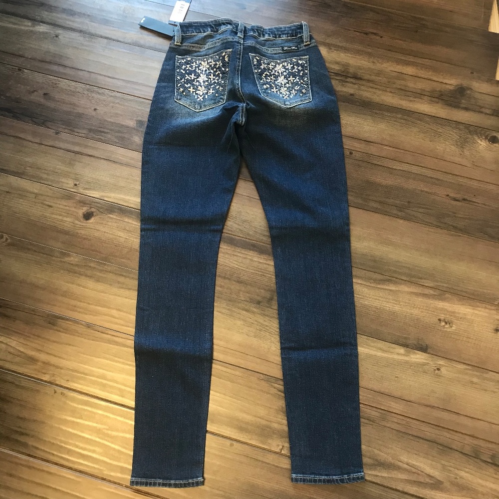 NWT Miss Me Jeans All The Sparkles Skinny Jeans - Picture 3 of 5